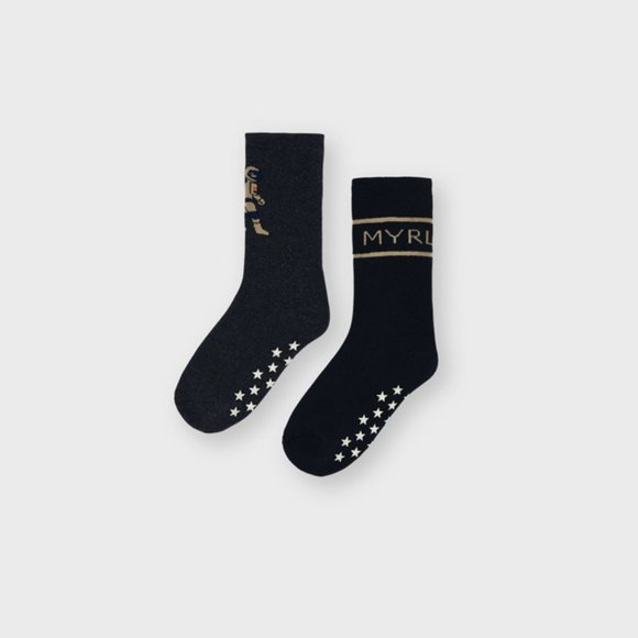 Mayoral Boys Set of 2 non-slip socks - Picture 1 of 3